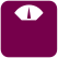 Weight scale icon